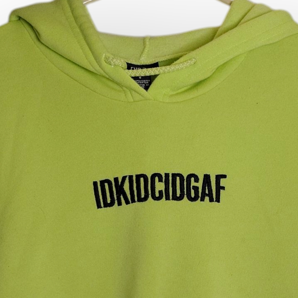 Rue21 Women's Or Men's Neon Green Pullover Size L NWOT - Picture 4 of 5